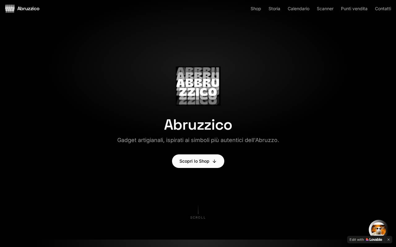 Screenshot of abbruzzico.lovable.app