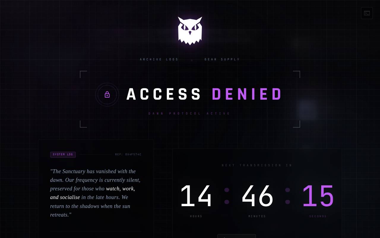 Screenshot of ghostshift.fm