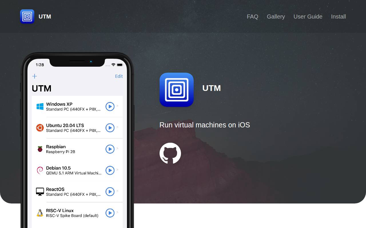 Screenshot of getutm.app