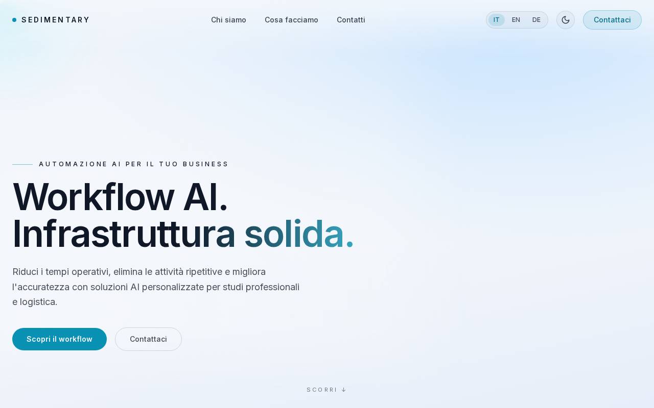 Screenshot of sedimentary.eu