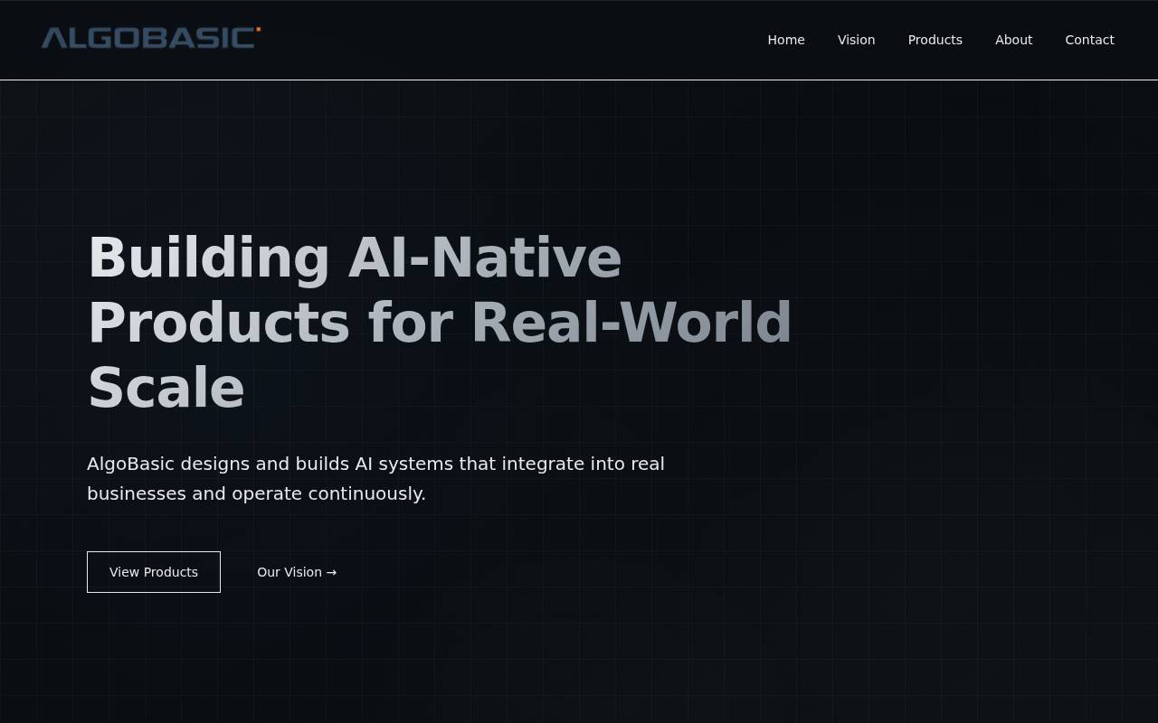 Screenshot of algobasic.com
