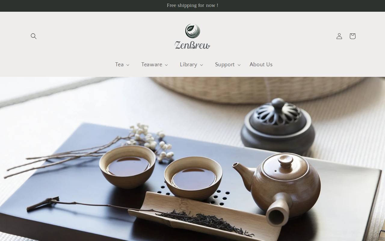 Screenshot of zen-brew.com