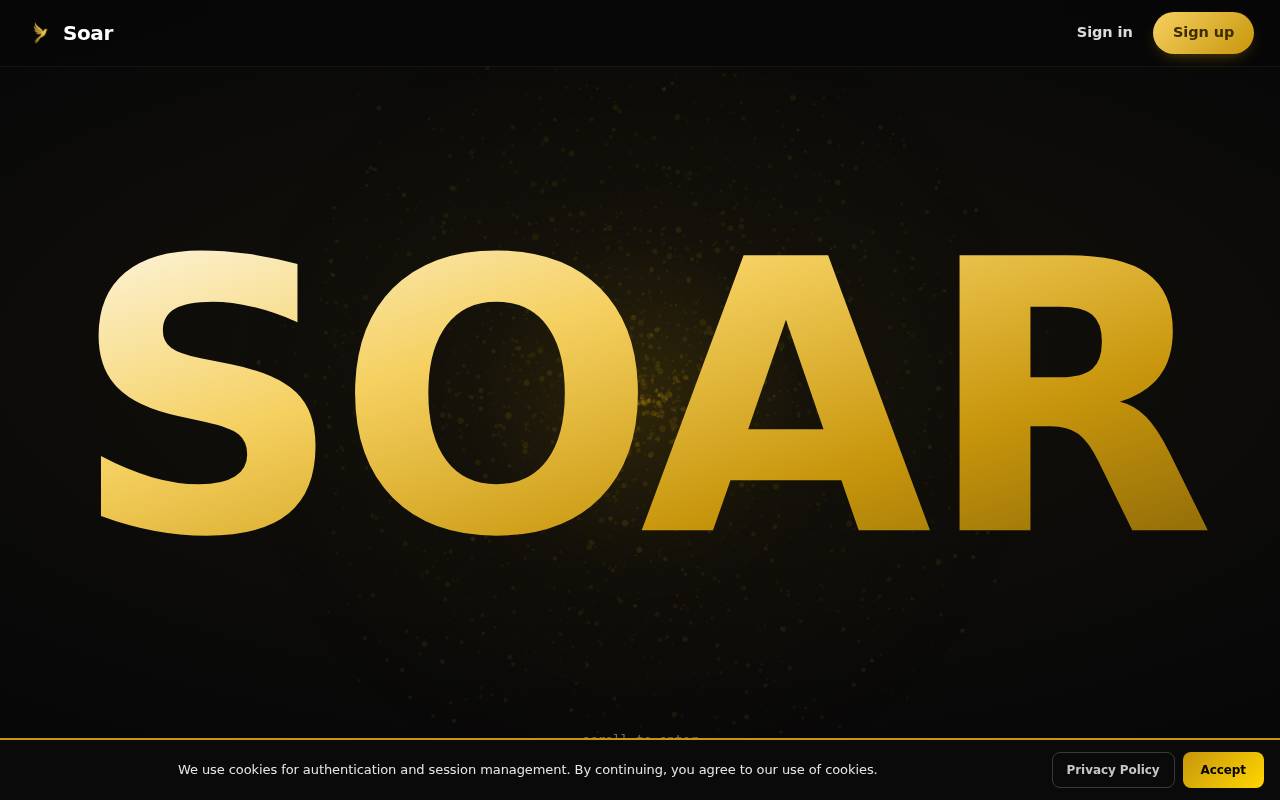 Screenshot of soar.trade