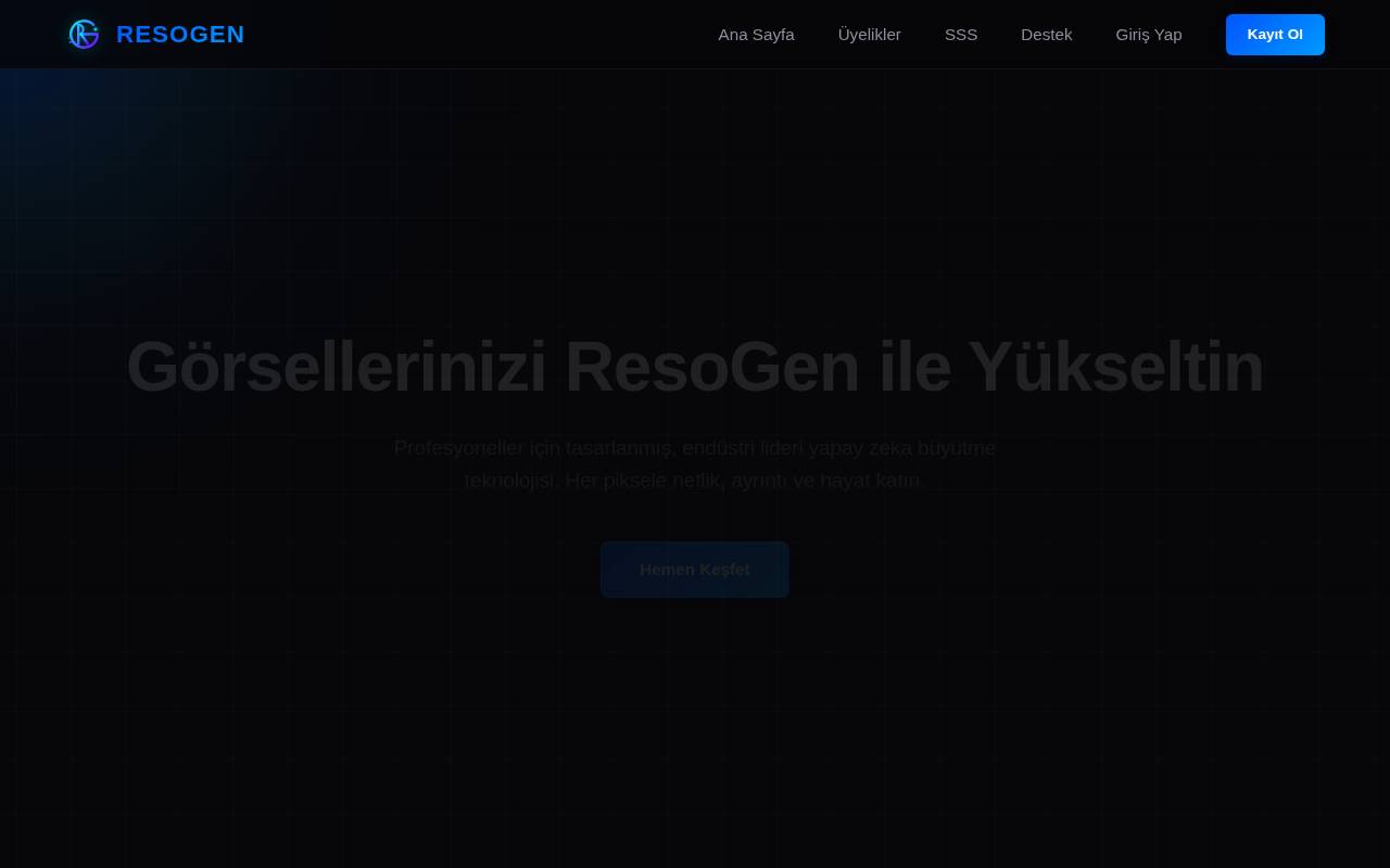 Screenshot of resogen.net