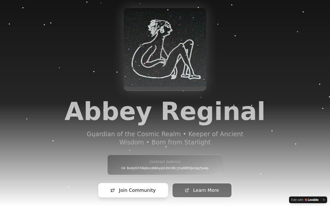 Screenshot of abbey-reginal-chronicle.lovable.app