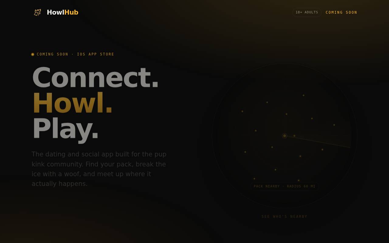 Screenshot of howlhub.app