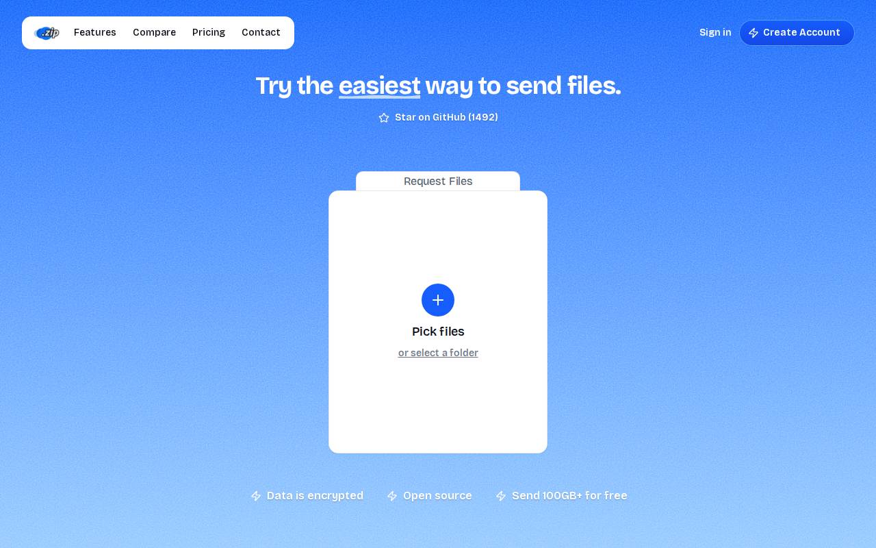 Screenshot of transfer.zip