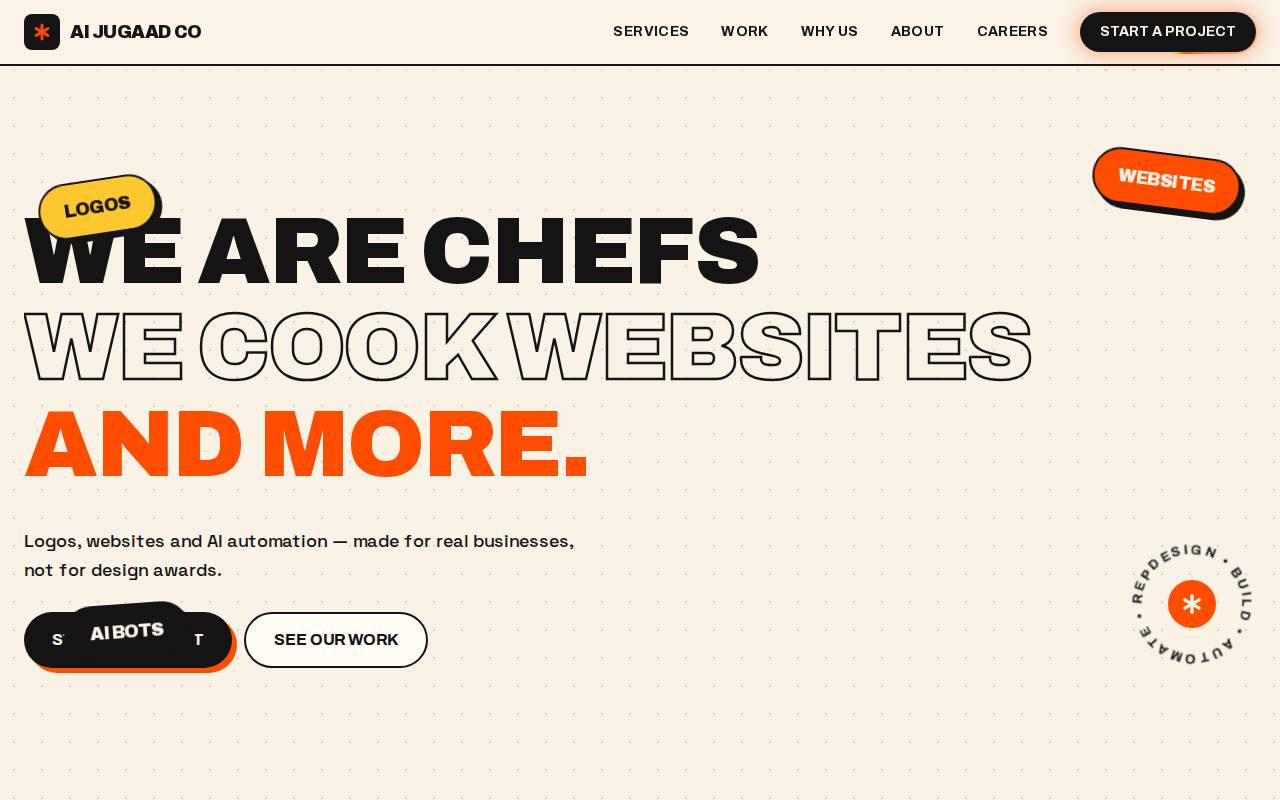 Screenshot of aijugaad.co