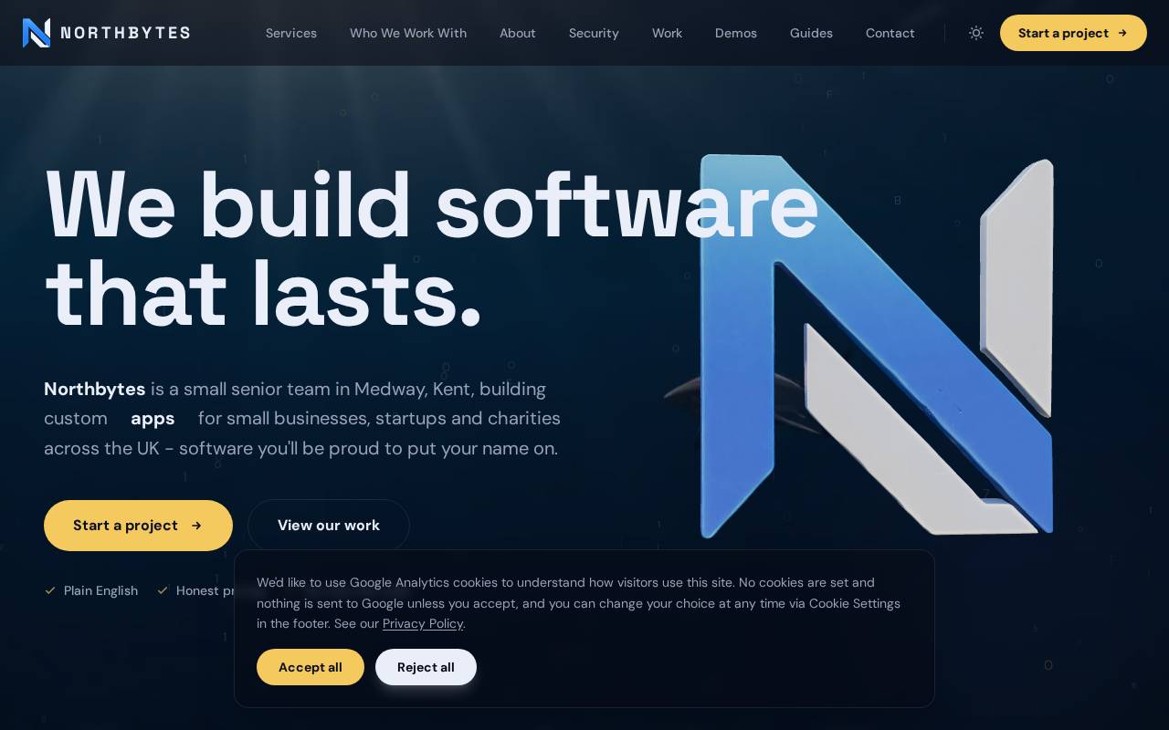 Screenshot of northbytes.org