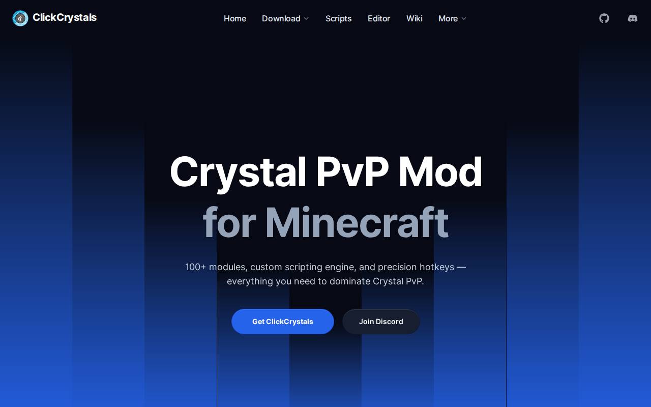 Screenshot of clickcrystal.vercel.app