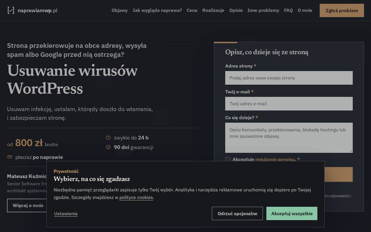 Screenshot of naprawiamwp.pl