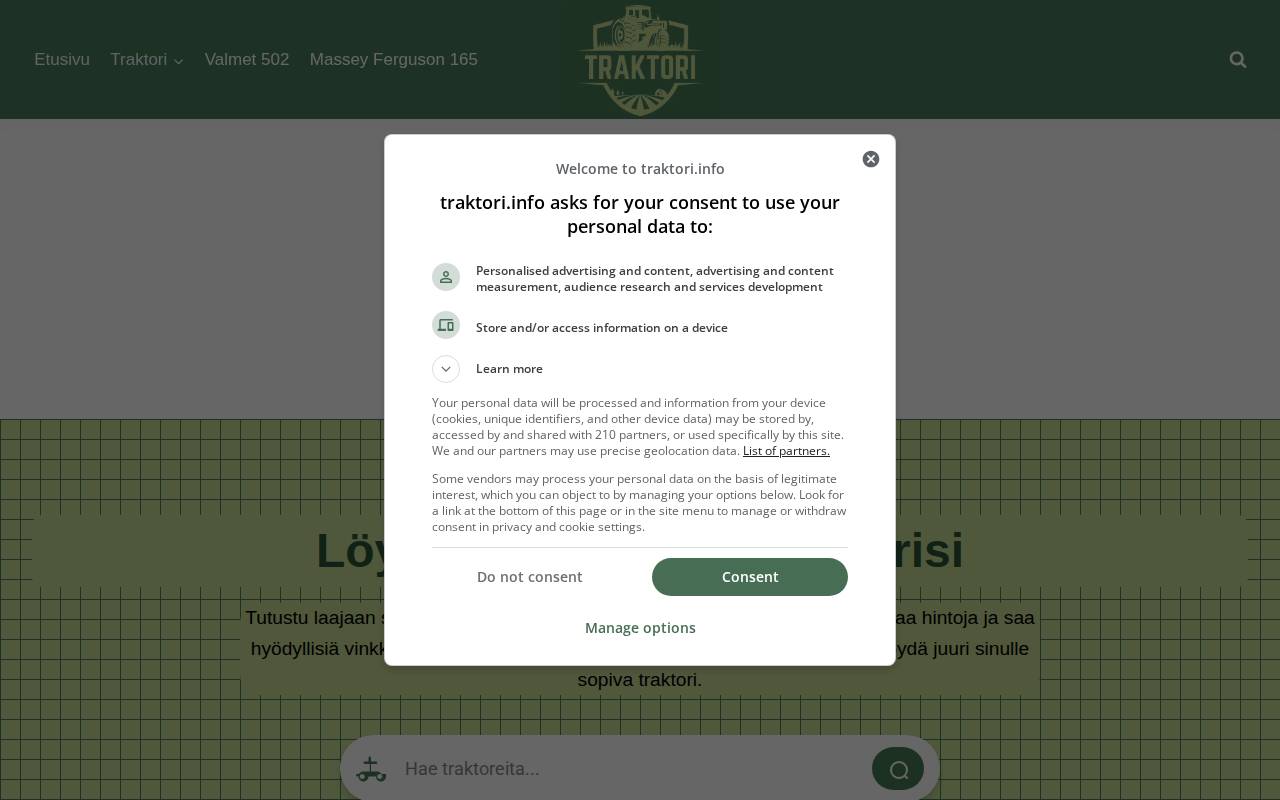 Screenshot of traktori.info