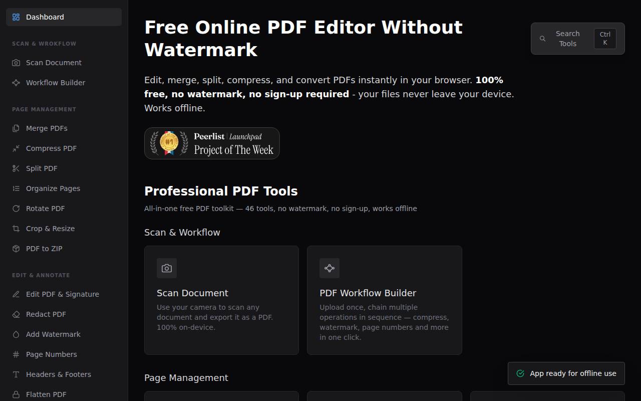 Screenshot of ihatepdf.cv