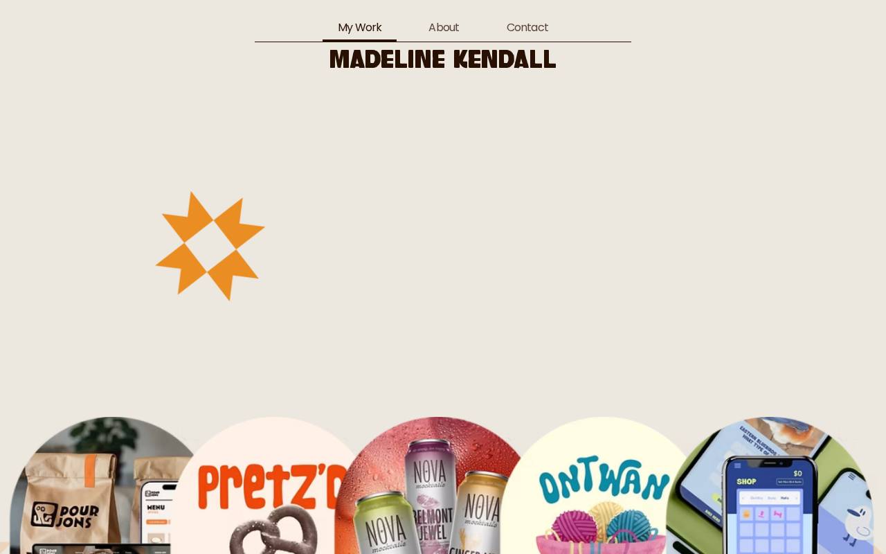 Screenshot of madelinekendallart.com