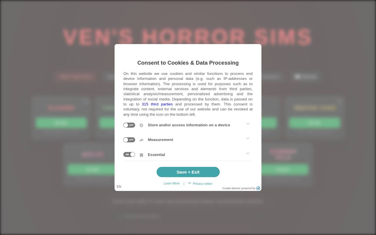 Screenshot of slashermoviesim.com