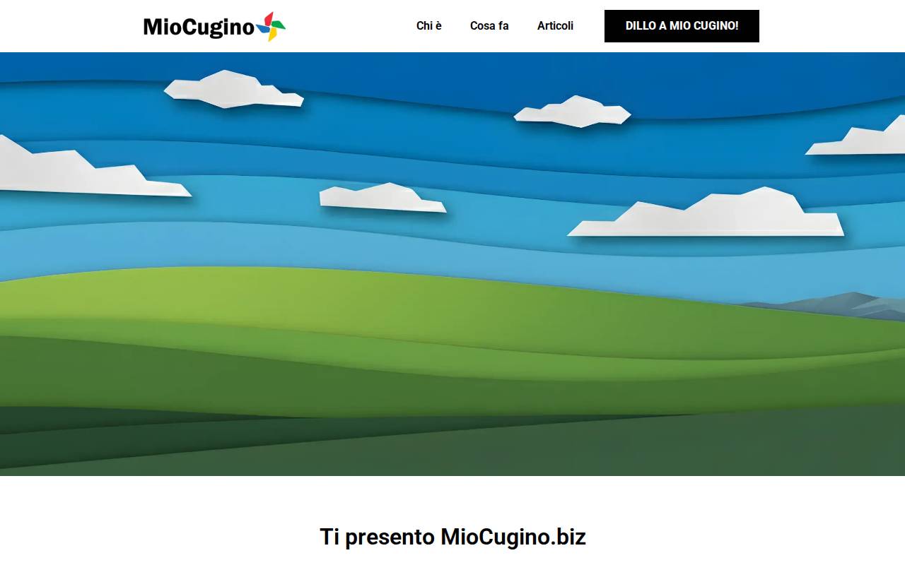 Screenshot of miocugino.biz