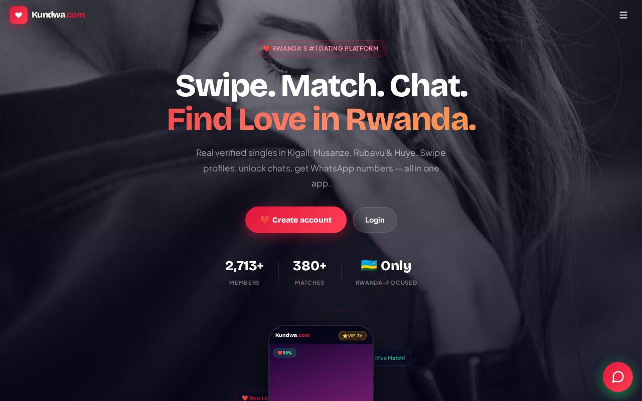 Screenshot of kundwa.com