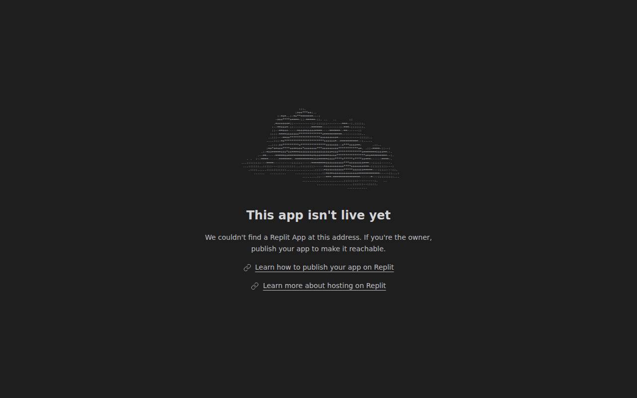 Screenshot of replit.app
