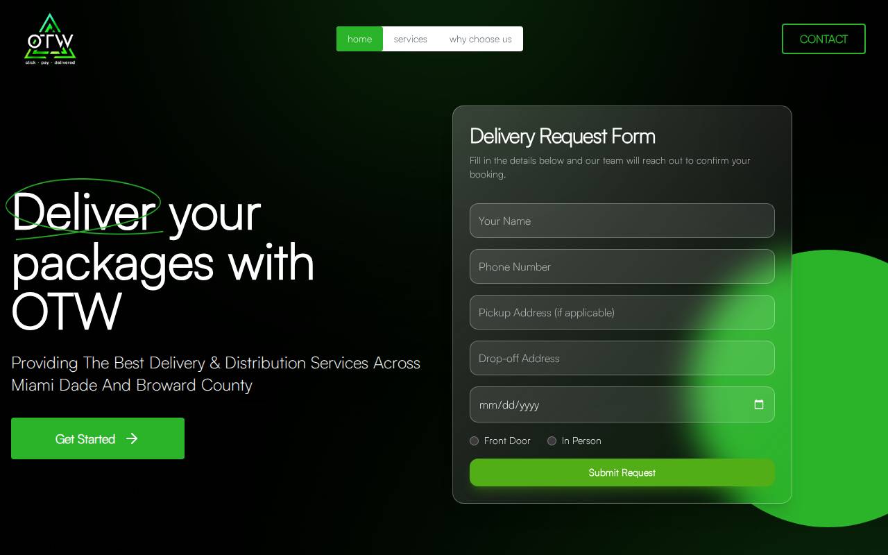 Screenshot of www.otwgo.com