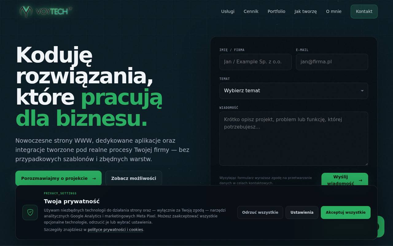 Screenshot of voytech.it