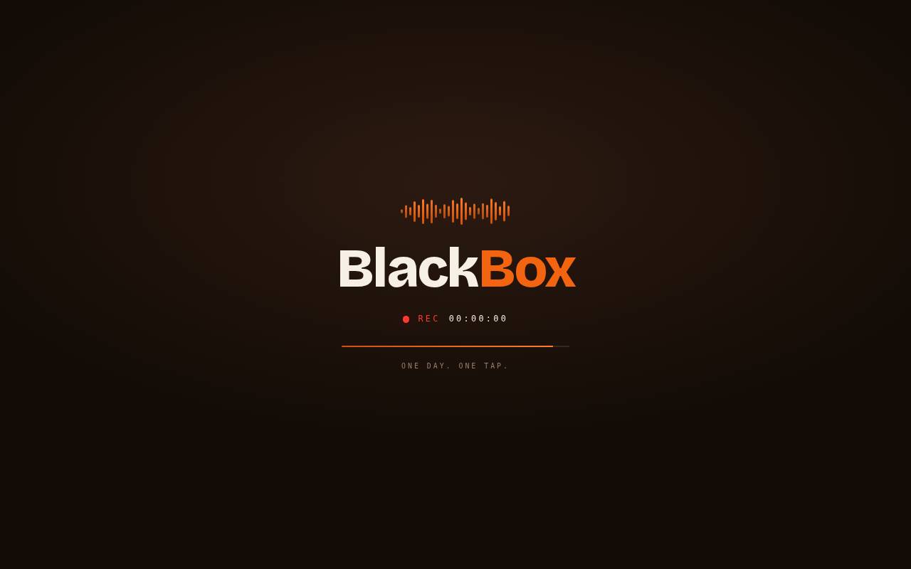 Screenshot of blackboxrecorder.in