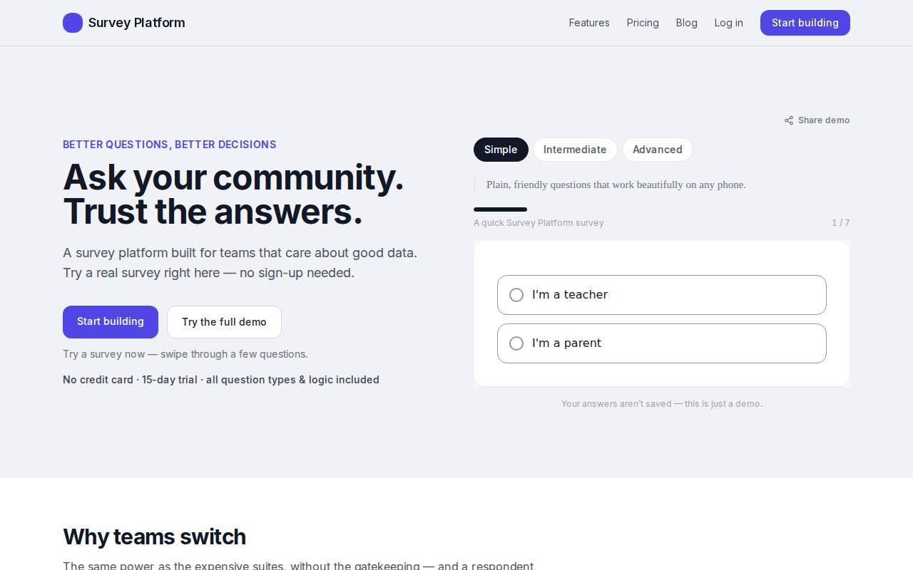 Screenshot of curiosurveys.com