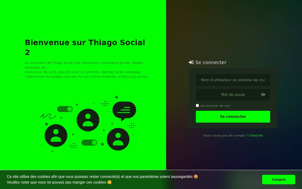 Screenshot of thiago.tail395355.ts.net