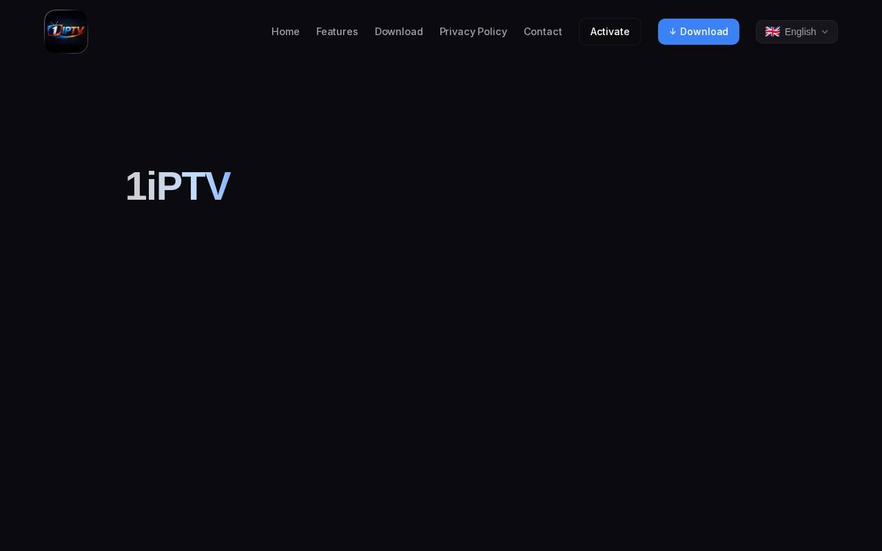 Screenshot of 1iptv.io