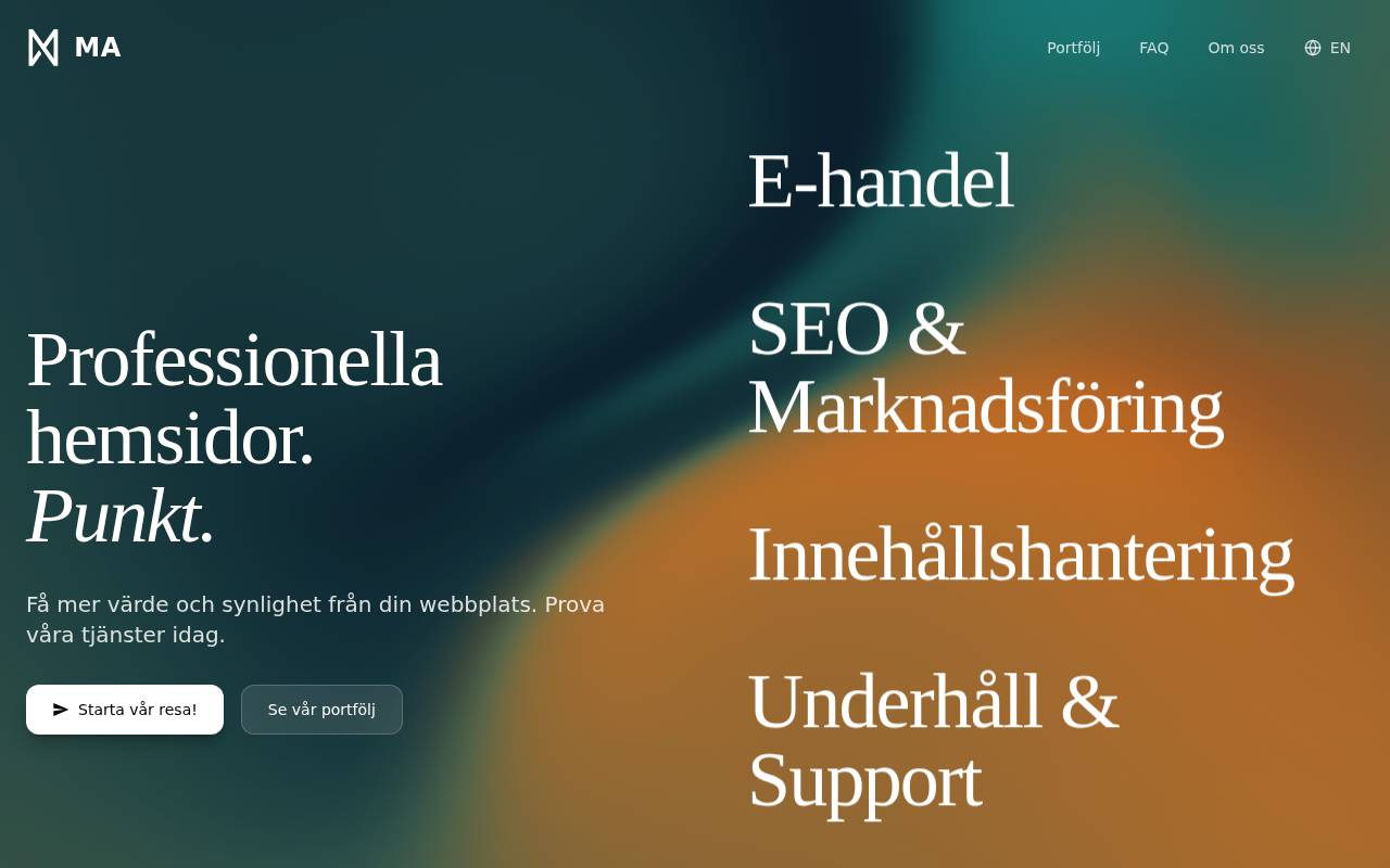Screenshot of matechconsultab.com