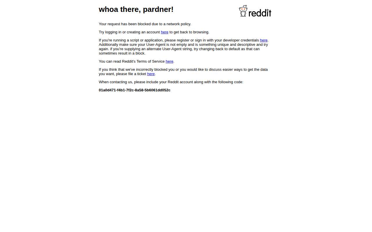 Screenshot of old.reddit.com
