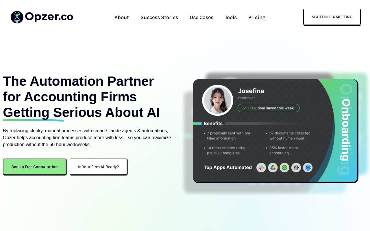 Screenshot of opzer.co