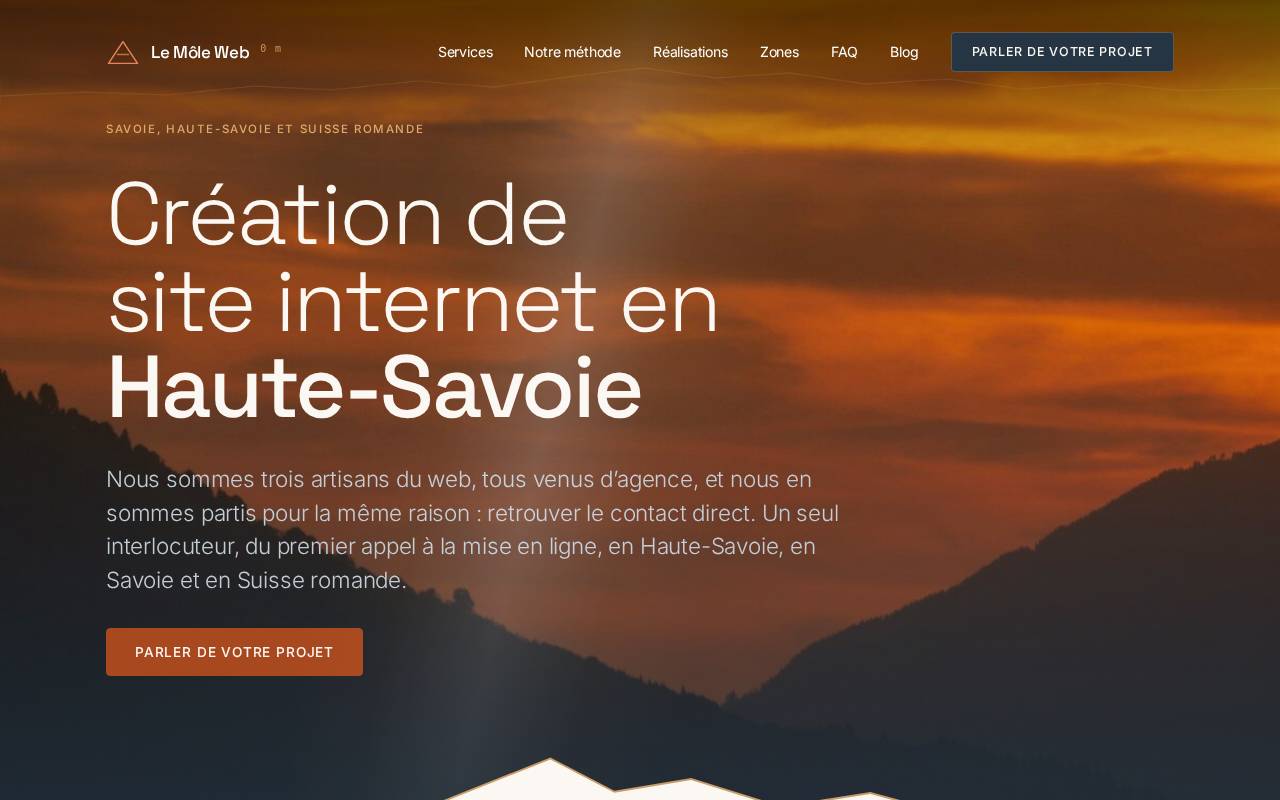 Screenshot of le-mole-web.fr