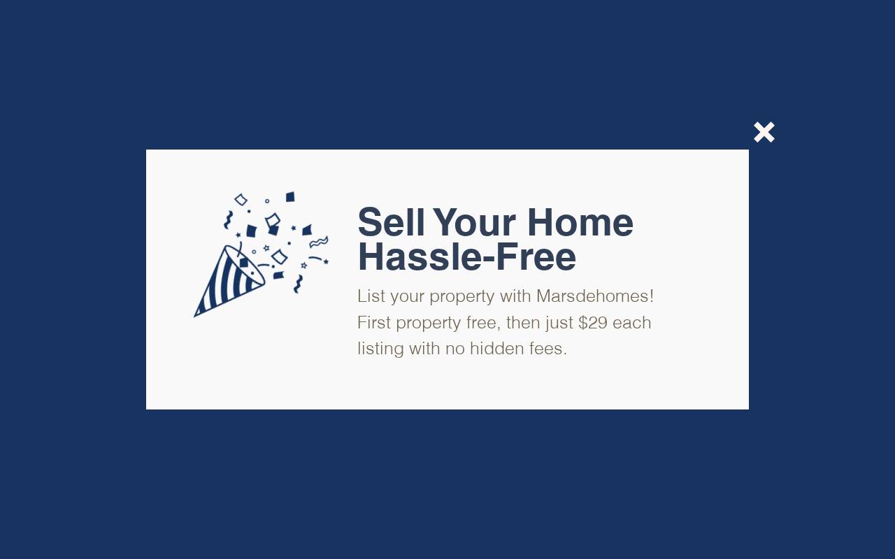 Screenshot of marsdenhomes.com
