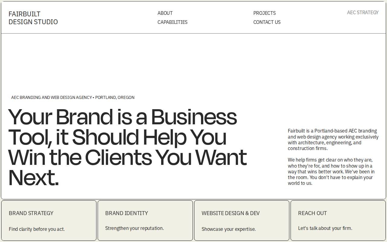 Screenshot of builtfair.com