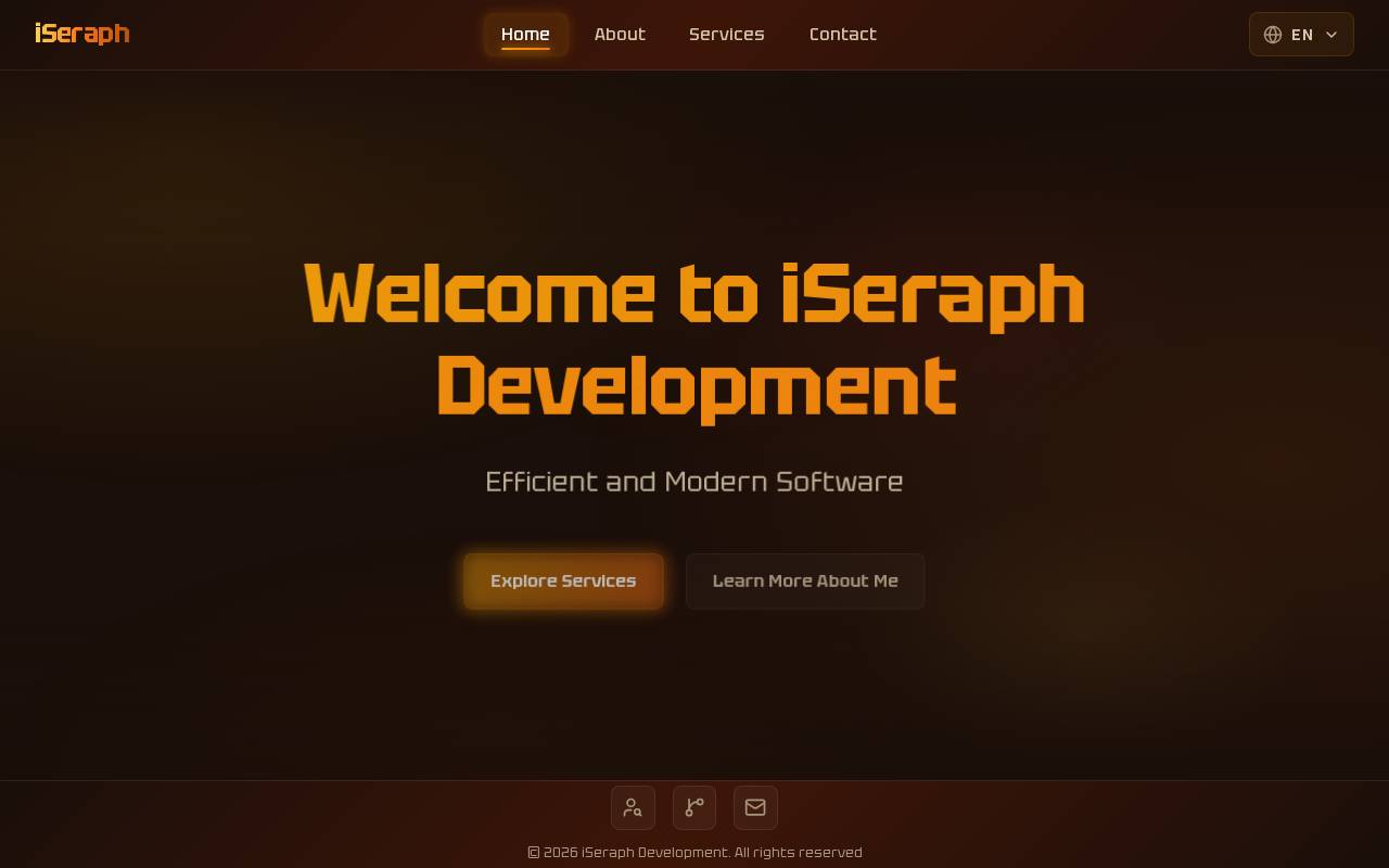 Screenshot of iseraph.dev