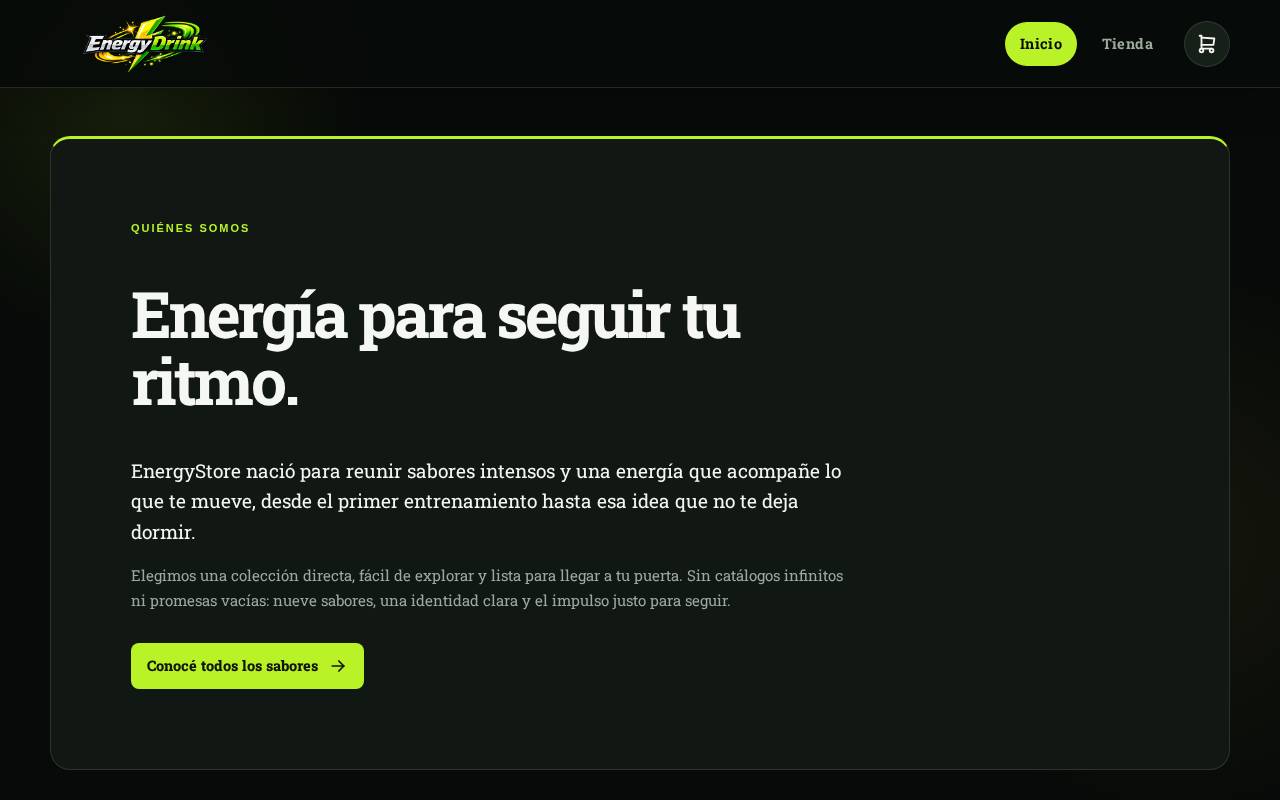 Screenshot of energy-store-project.netlify.app