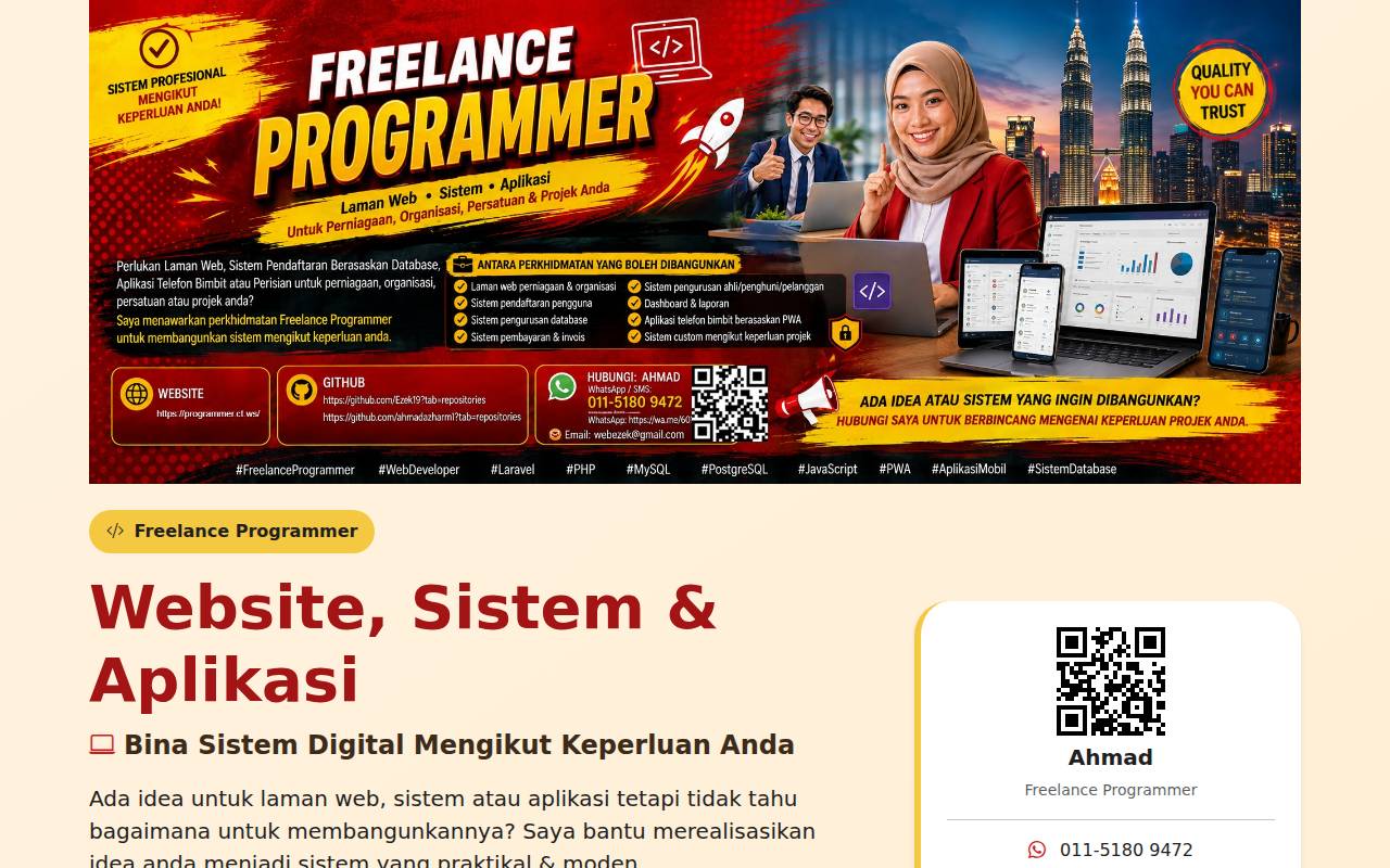 Screenshot of programmer.ct.ws