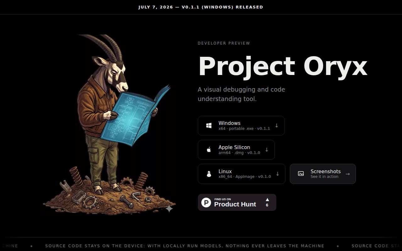 Screenshot of oryx.joncastillo.dev