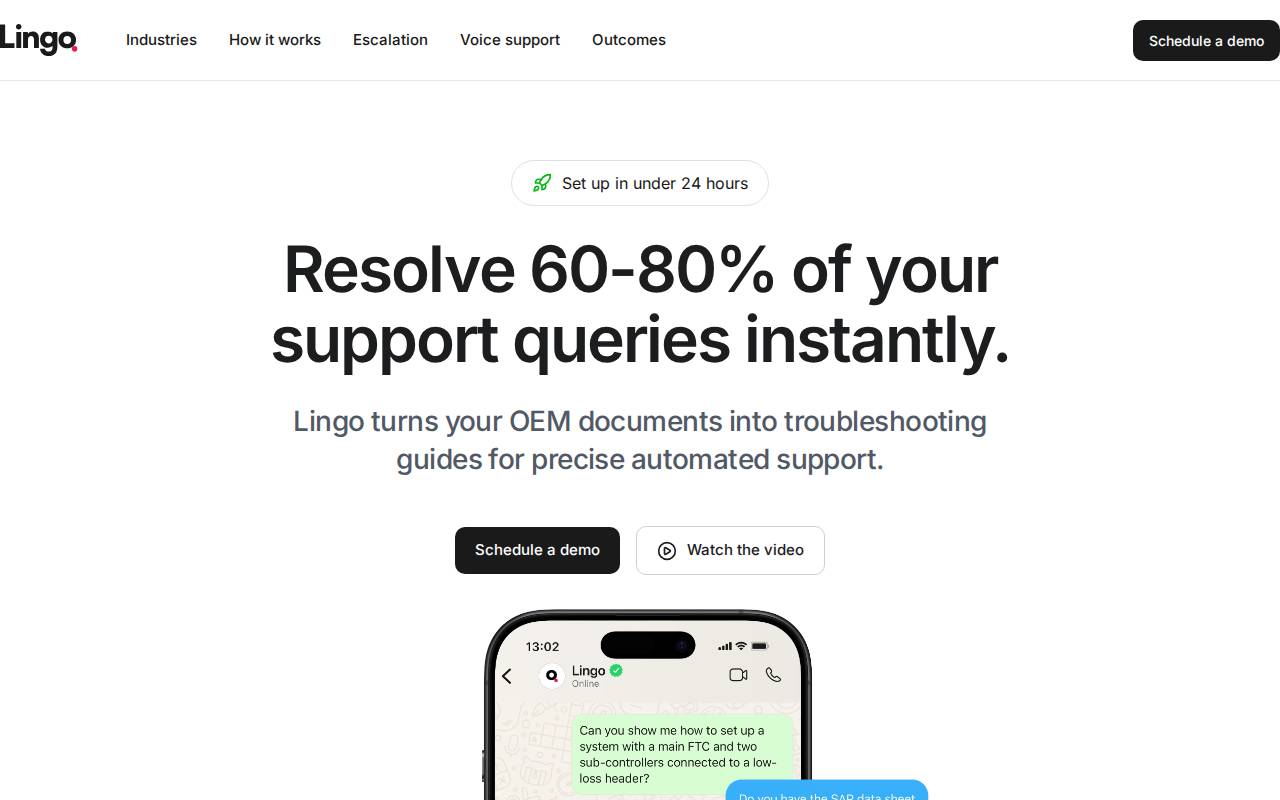 Screenshot of golingo.ai