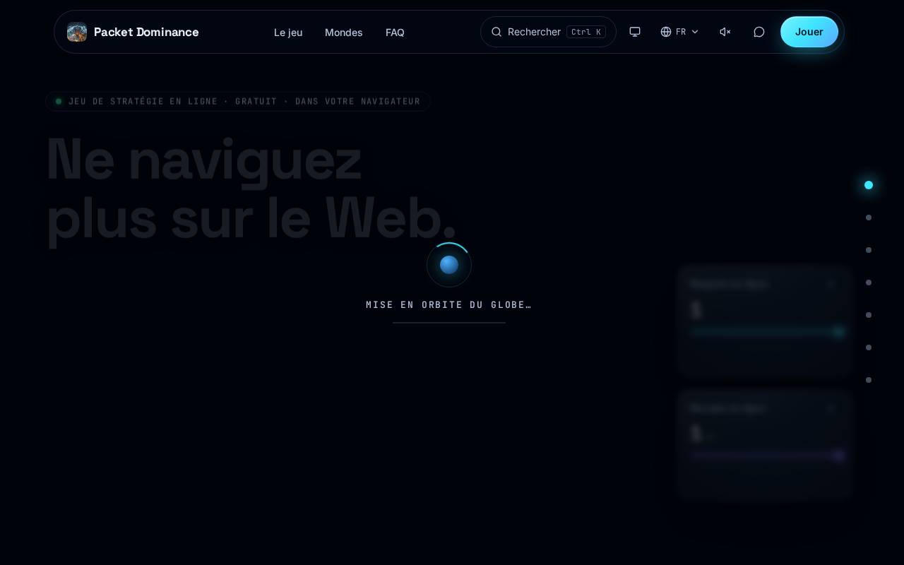 Screenshot of packetdominance.com