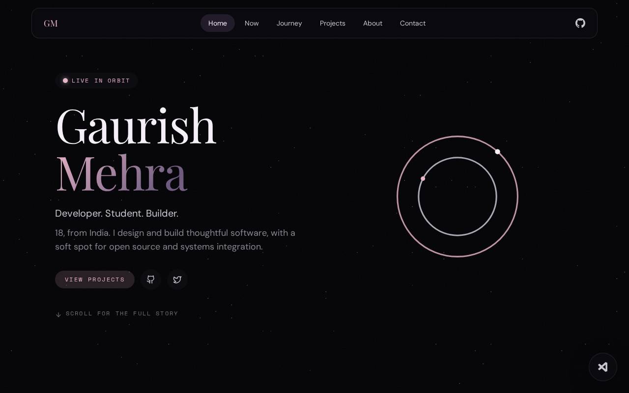 Screenshot of gaurish.dev