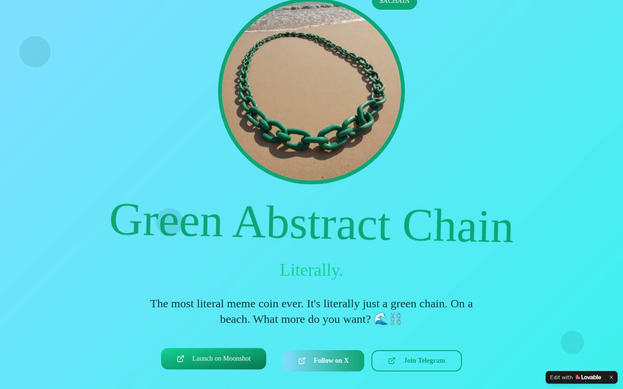 Screenshot of abschain.lovable.app