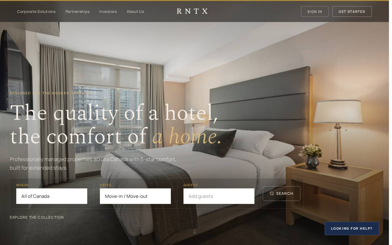 Screenshot of rntx.ca