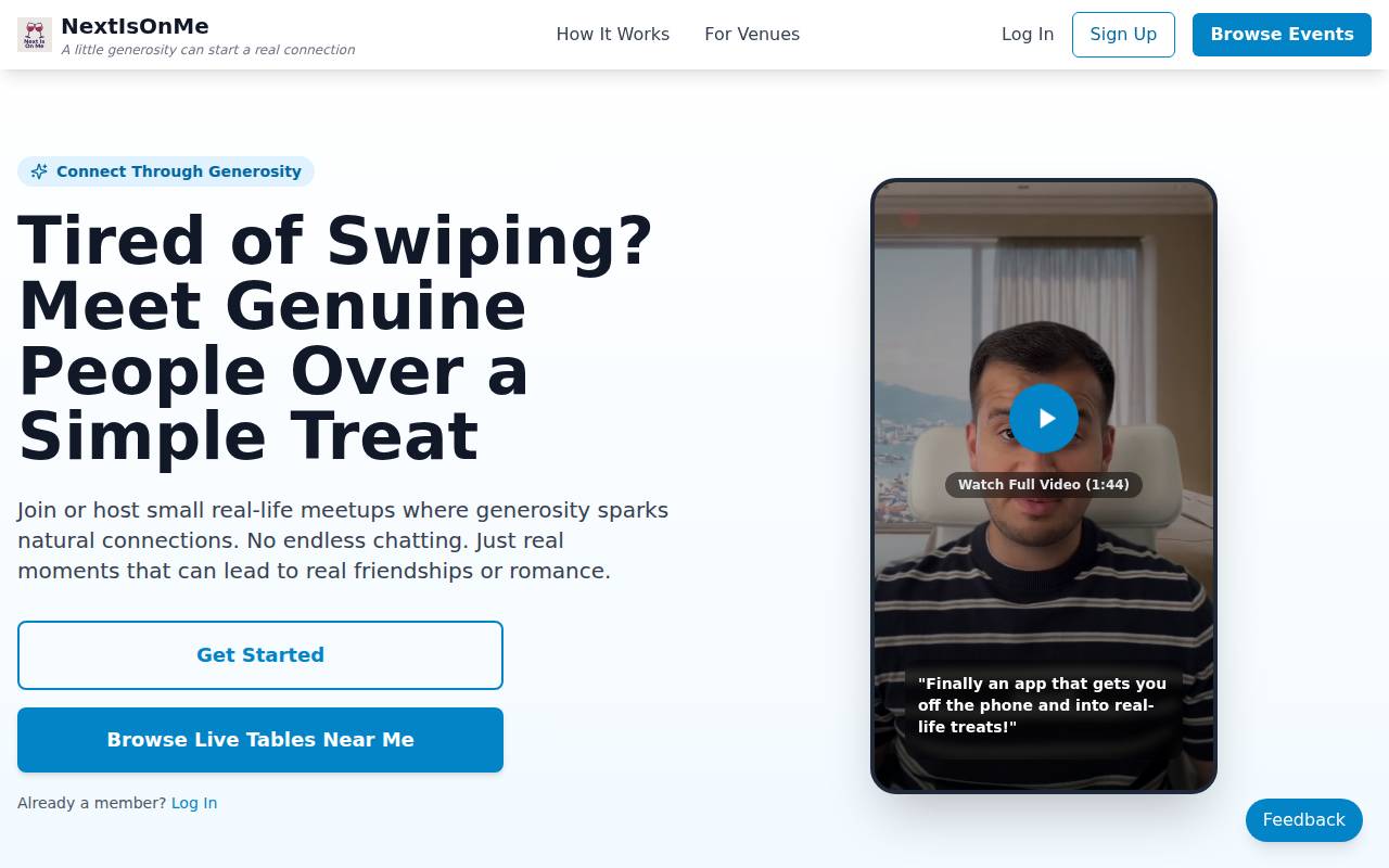 Screenshot of nextisonme.com