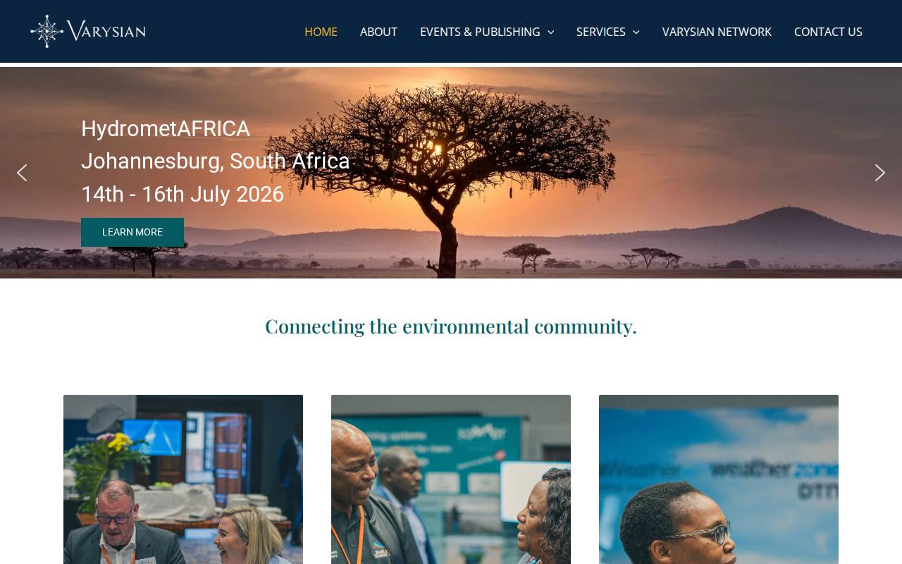 Screenshot of varysian.com