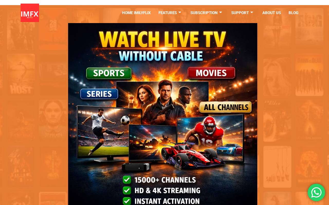 Screenshot of imilyflix.com