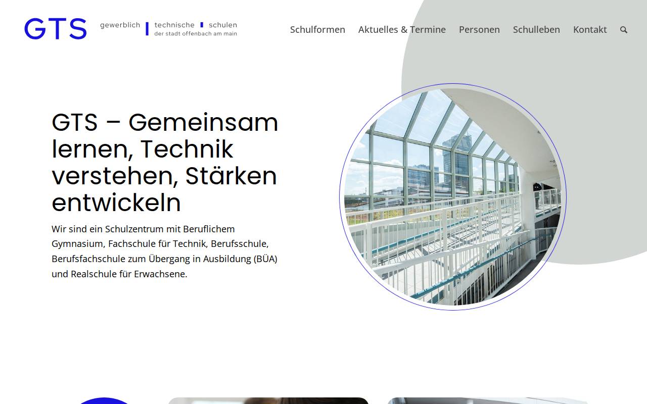 Screenshot of gts-offenbach.de