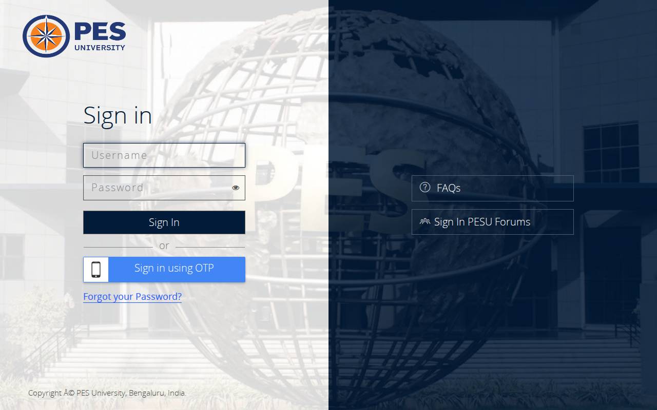 Screenshot of pesuacademy.com