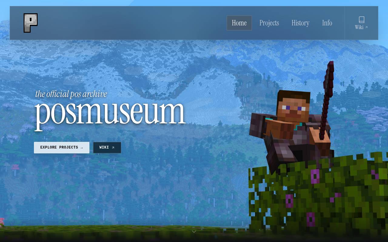 Screenshot of posmuseum.com
