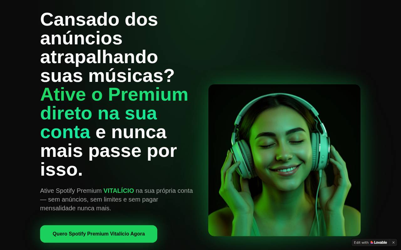 Screenshot of acessopremium.lovable.app